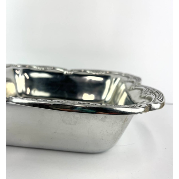 Wilton Armetale 12" Square Serving Bowl designed by Juan Vela Studio - Picture 3 of 6